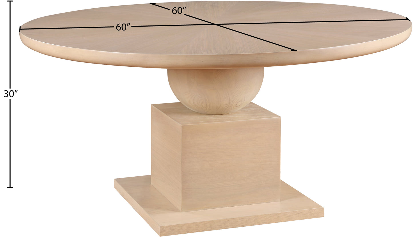 Rishal Dining Table in Natural