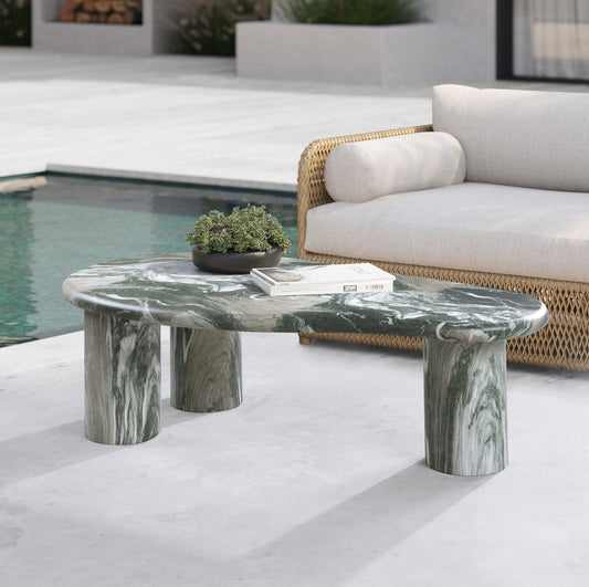 Sassari Green Finish Coffee Table