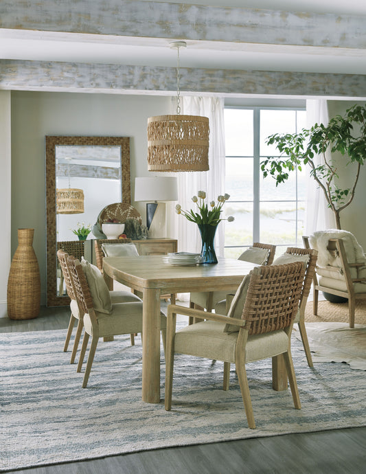 Surfrider Rectangle Dining Table – Pecan Veneers, Driftwood