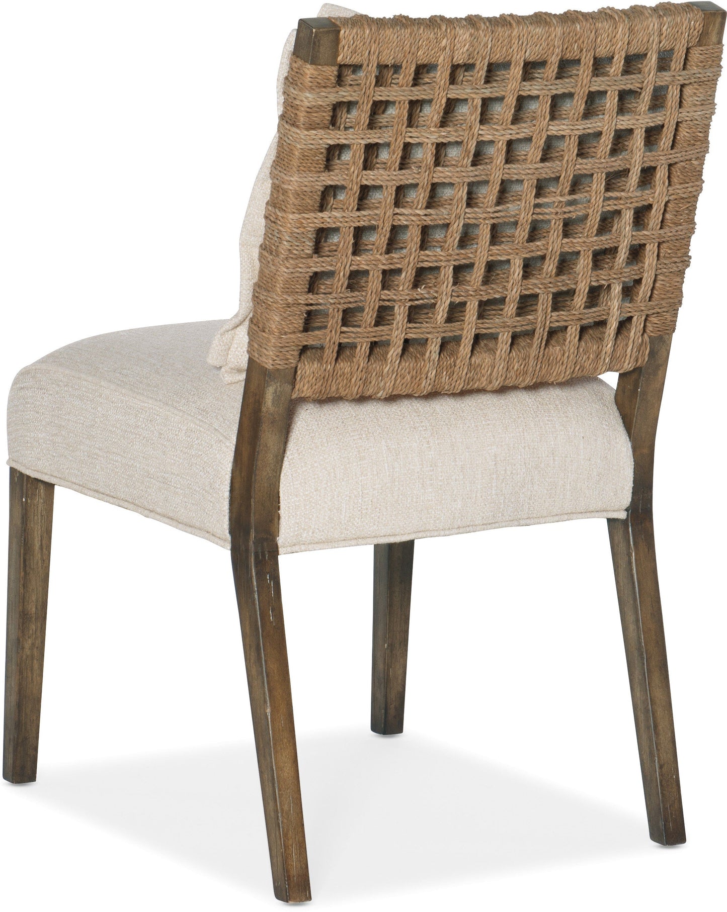 Sundance Woven Back Dining Chair | Cliffside Finish, Cream