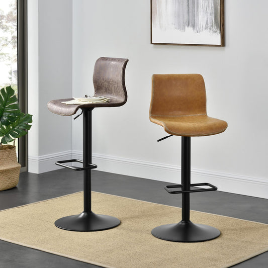 Jayden Set of 2 Gaslift Swivel Bar Stool
