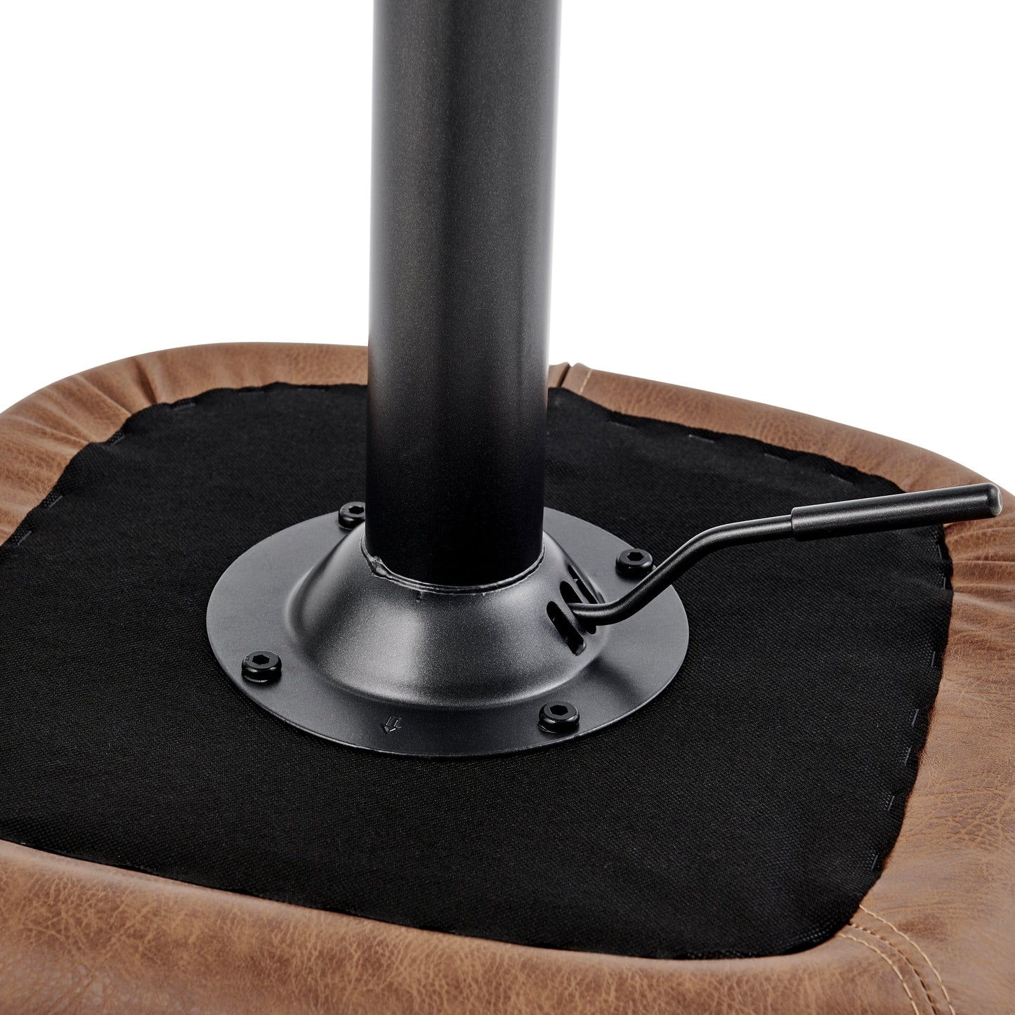 Watson KD PU Gaslift Swivel Bar Stool, Umber Brown