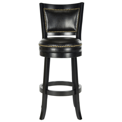 Lazzaro Bar Stool in Black