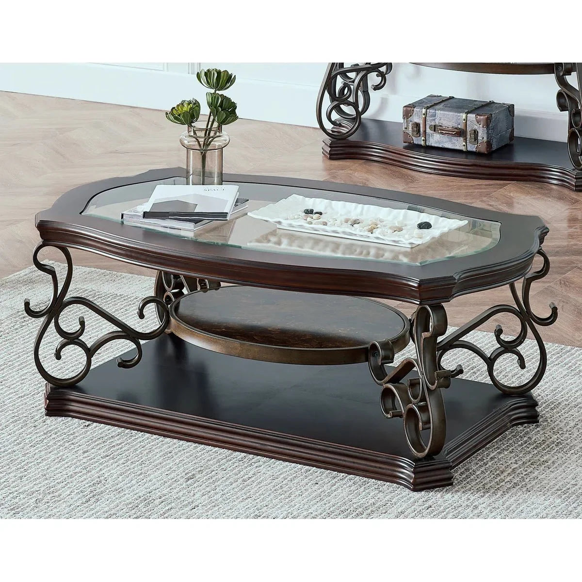 Laney Merlot Coffee Table