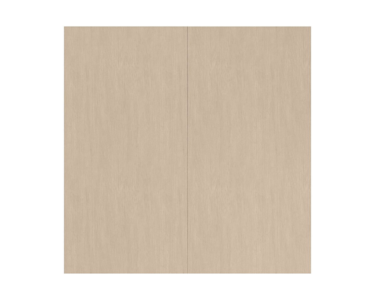 Unity Light Dining Table – Sun Drenched Oak, Travertine Base