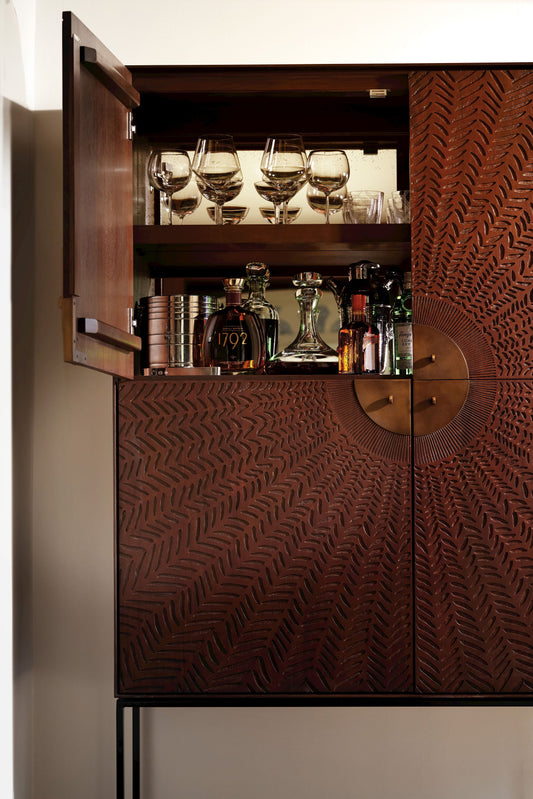 Vinca Carved Cabinet