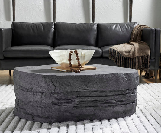 Grand Canyon Coffee Table in Slate Gray – Modern Stone Look
