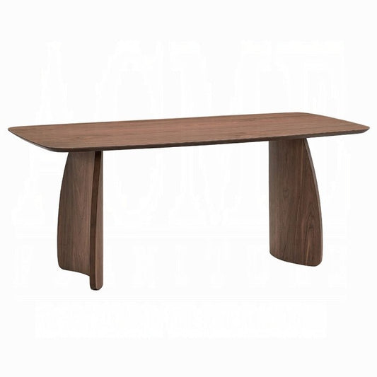 Hadasa Rectangular Walnut Dining Table