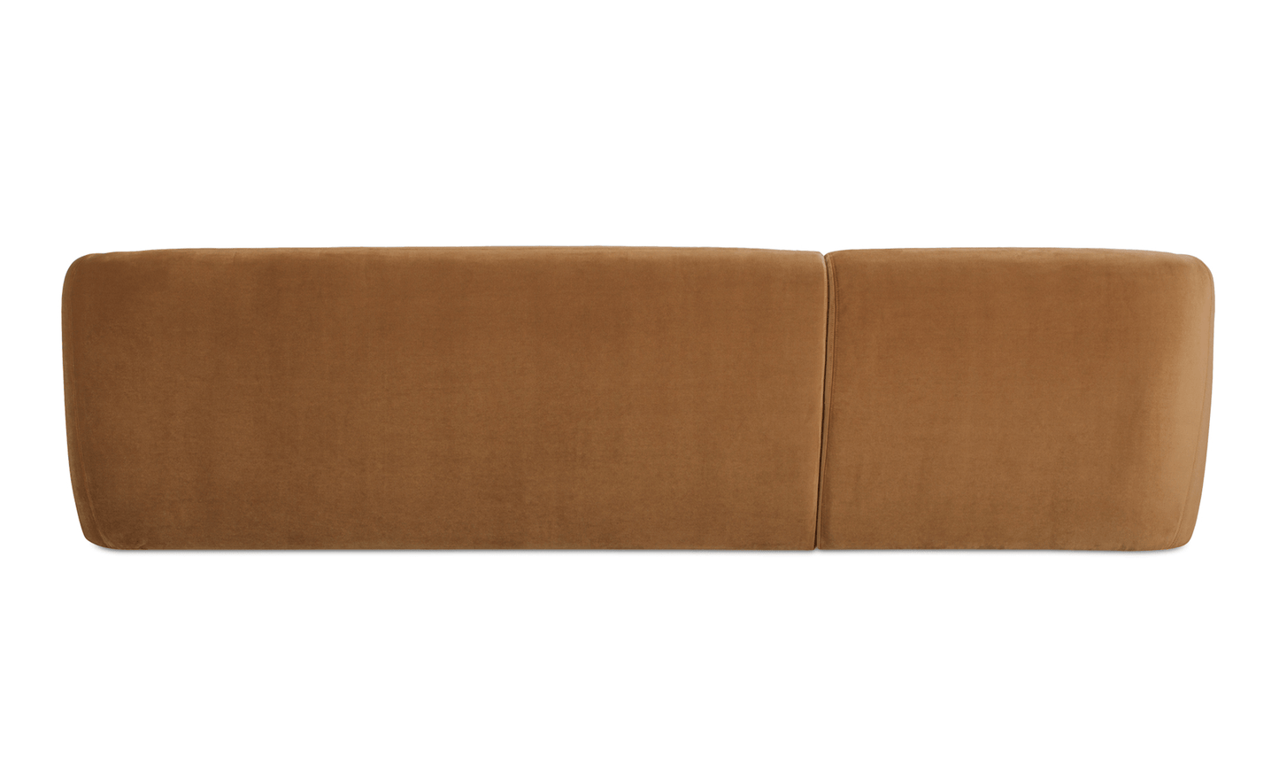 Faye Sectional in Caramel