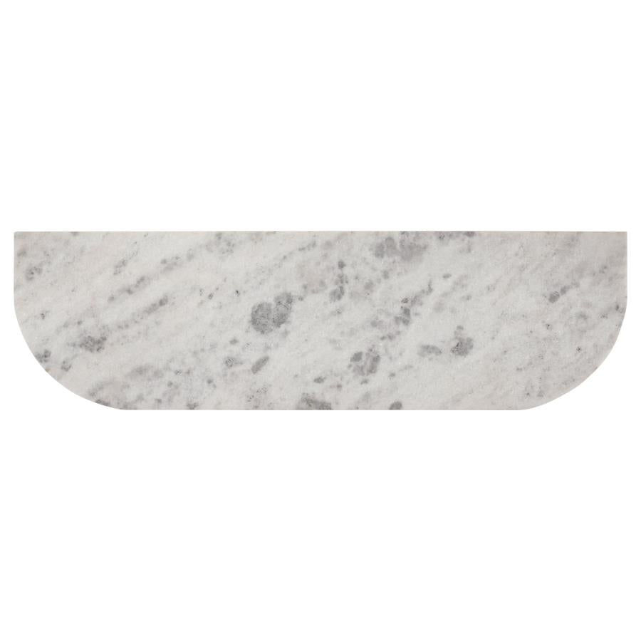 Ortega 4-Door Marble Top Mango Wood Dining Sideboard