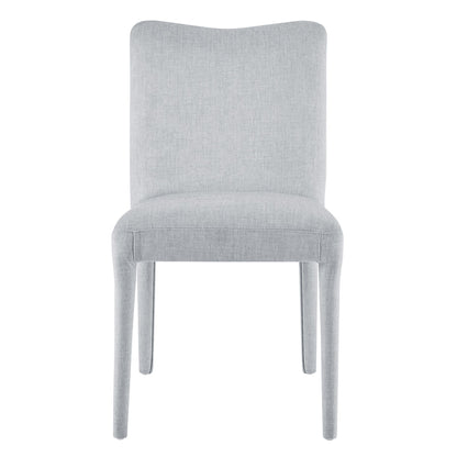 Alder Set of 2 Velvet Dining Chair in Zen Gray