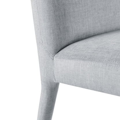 Alder Set of 2 Velvet Dining Chair in Zen Gray