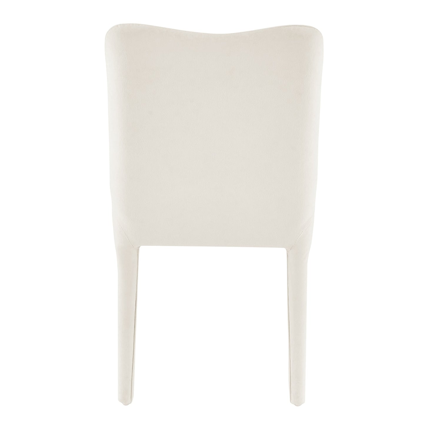 Alder Set of 2 Velvet Dining Chair in Zen White