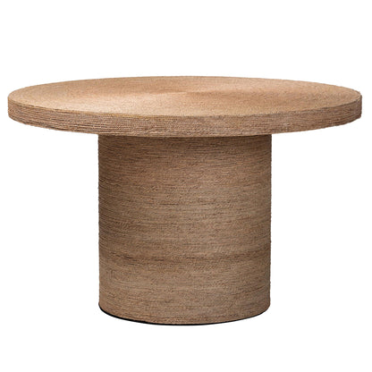 Bistra Seagrass Round Dining Table – Bohemian Style
