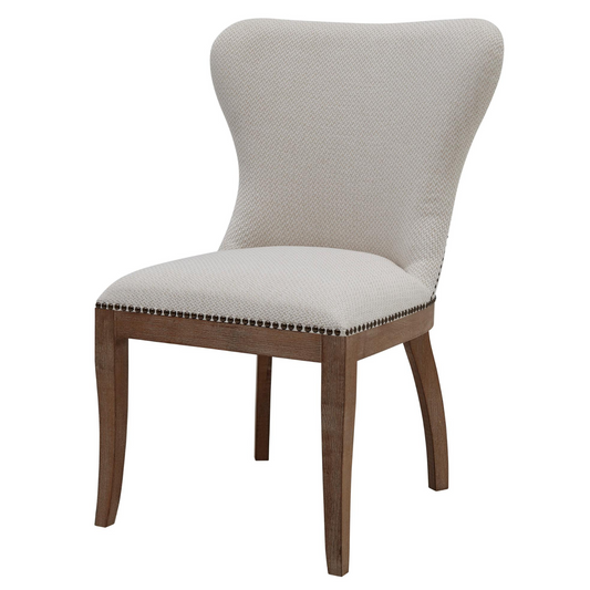 Dorsey Set of 2 Dining Chairs in Cardiff Cream