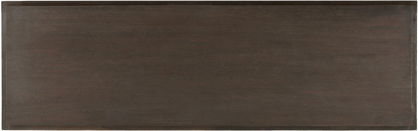 Curata Buffet Credenza - White Oak with Midnight Finish