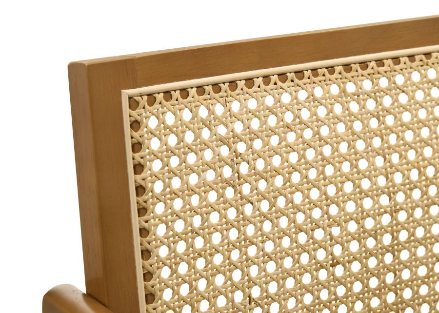 Kane Set of 2 Solid Wood Bar Stools – Mid-Century Modern