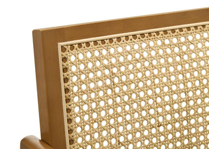 Kane Set of 2 Solid Wood Bar Stools – Mid-Century Modern