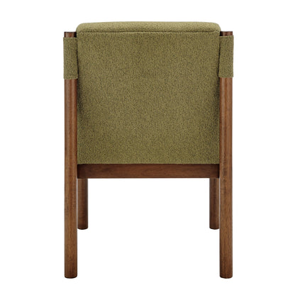 Micah Fabric Dining Chair in Palladian Green