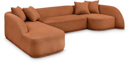 Rita Sectional in Terracotta