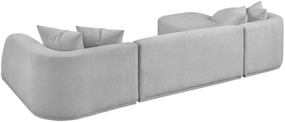 Rita Sectional in Lunar Grey