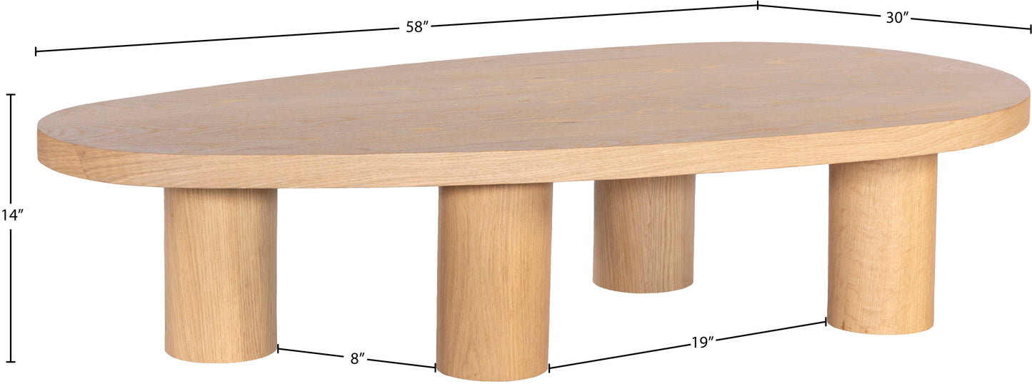 Beekman Oak Wood Coffee Table