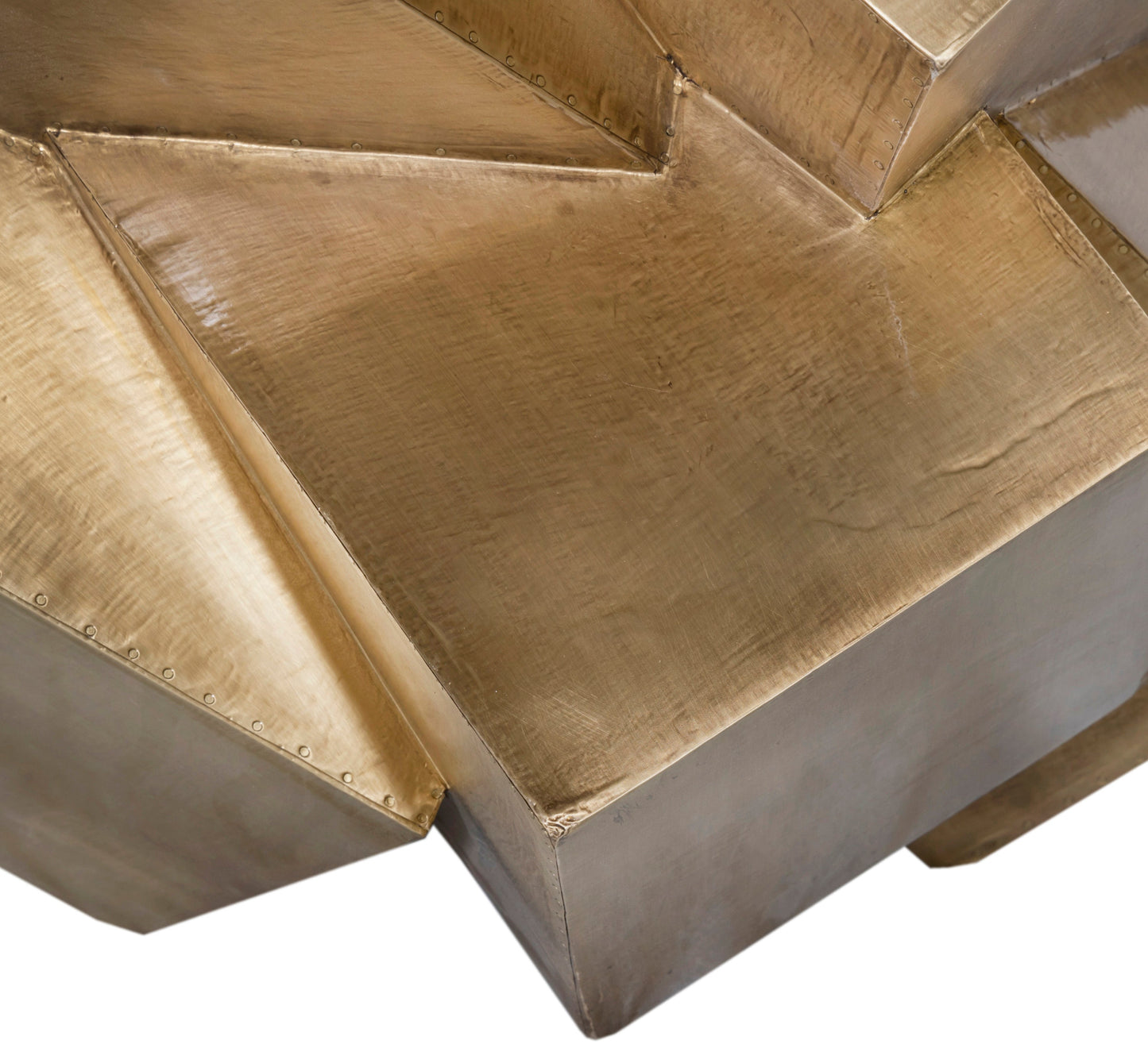 Walker Marble Top And Brass Base Dining Table