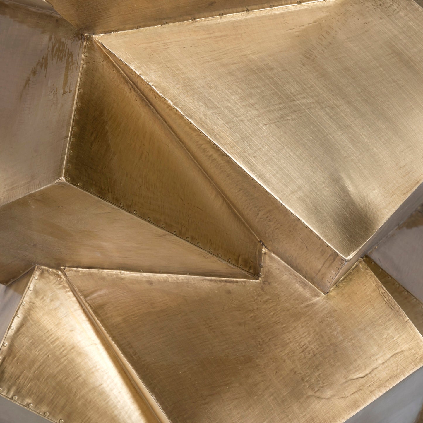 Walker Marble Top And Brass Base Dining Table