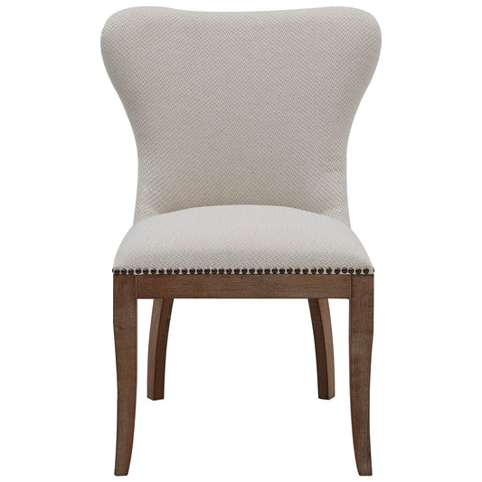 Dorsey Set of 2 Dining Chairs in Cardiff Cream