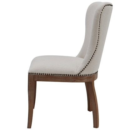 Dorsey Set of 2 Dining Chairs in Cardiff Cream