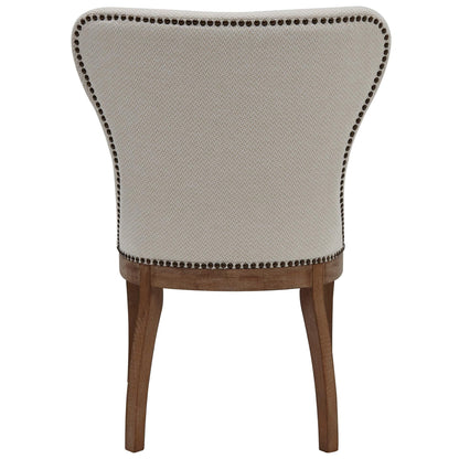 Dorsey Set of 2 Dining Chairs in Cardiff Cream