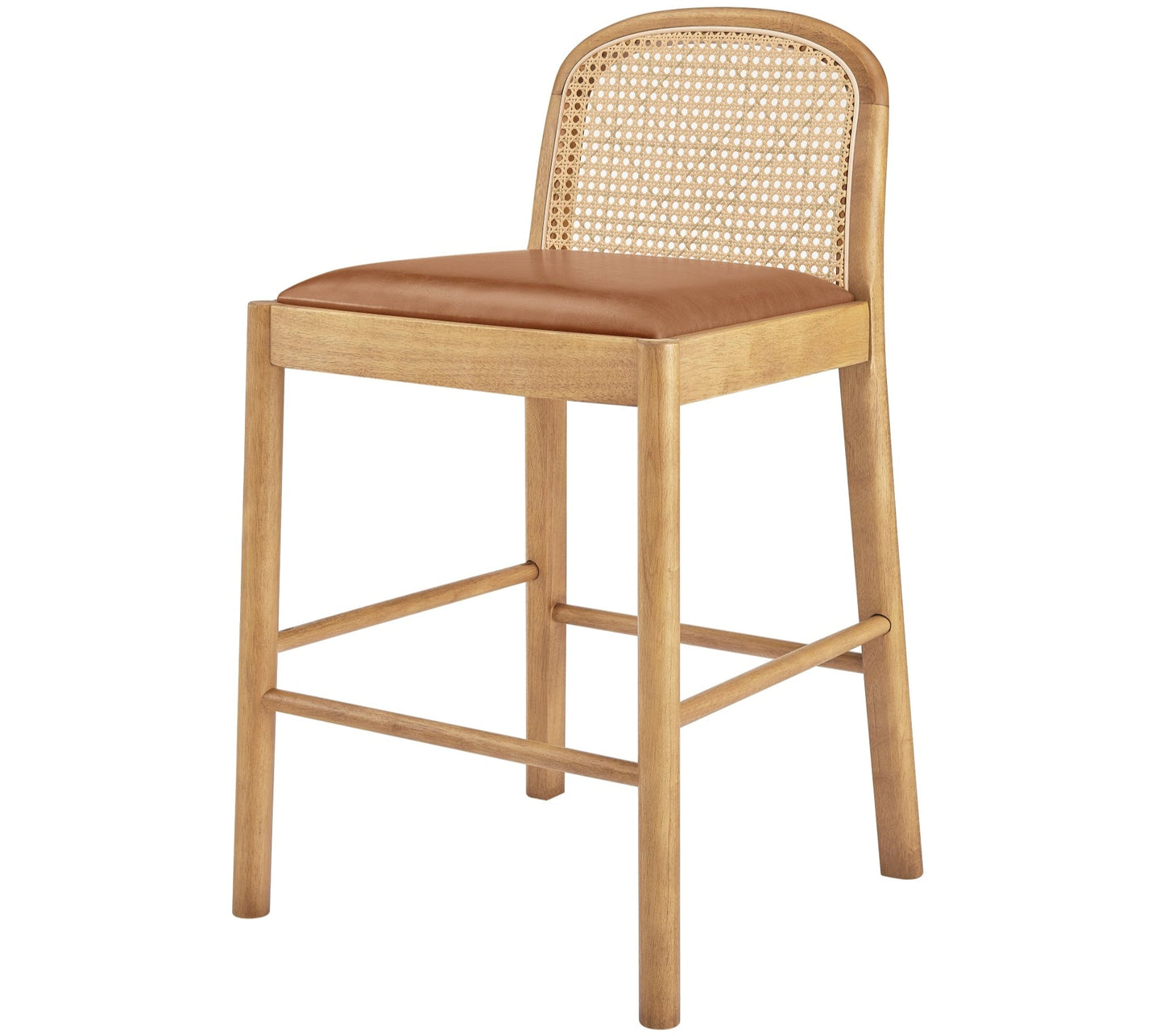 Donna Set of 2 Counter Stool in Borneo Chocolate