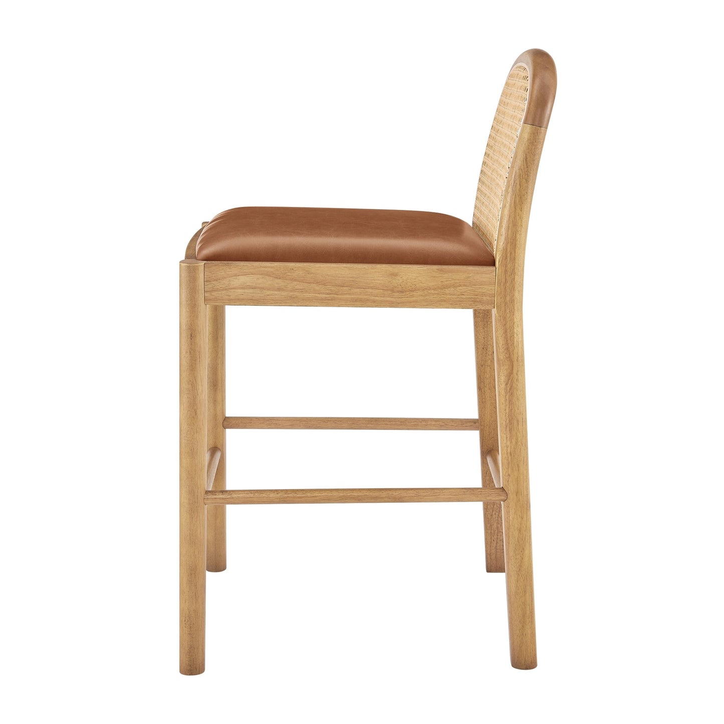 Donna Set of 2 Counter Stool in Borneo Chocolate