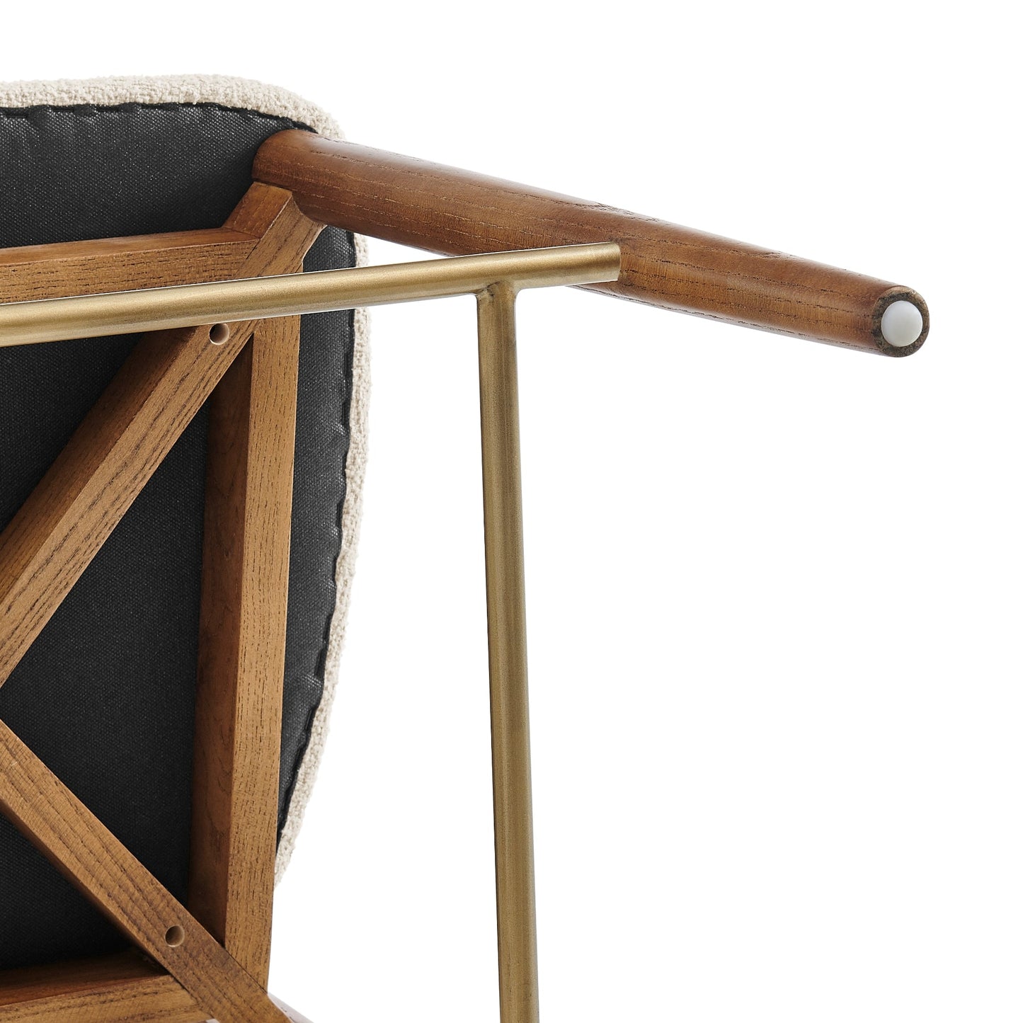 Verna Set of 2 Counter Stool in Palladian Beige