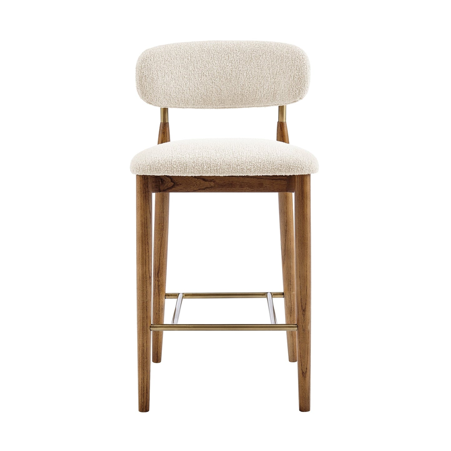 Verna Set of 2 Counter Stool in Palladian Beige