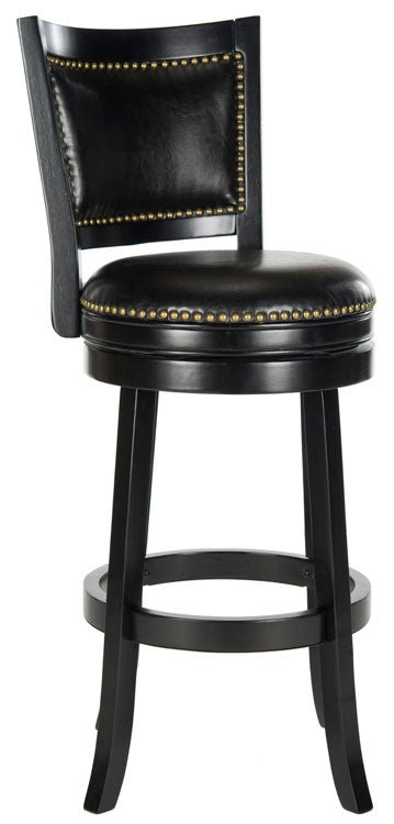 Lazzaro Bar Stool in Black