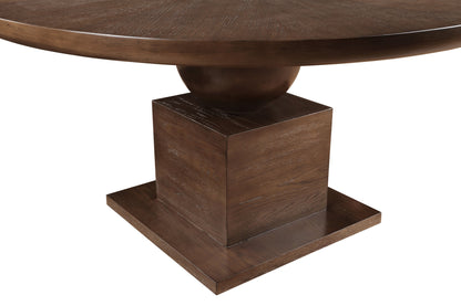 Rishal Dining Table in Brown