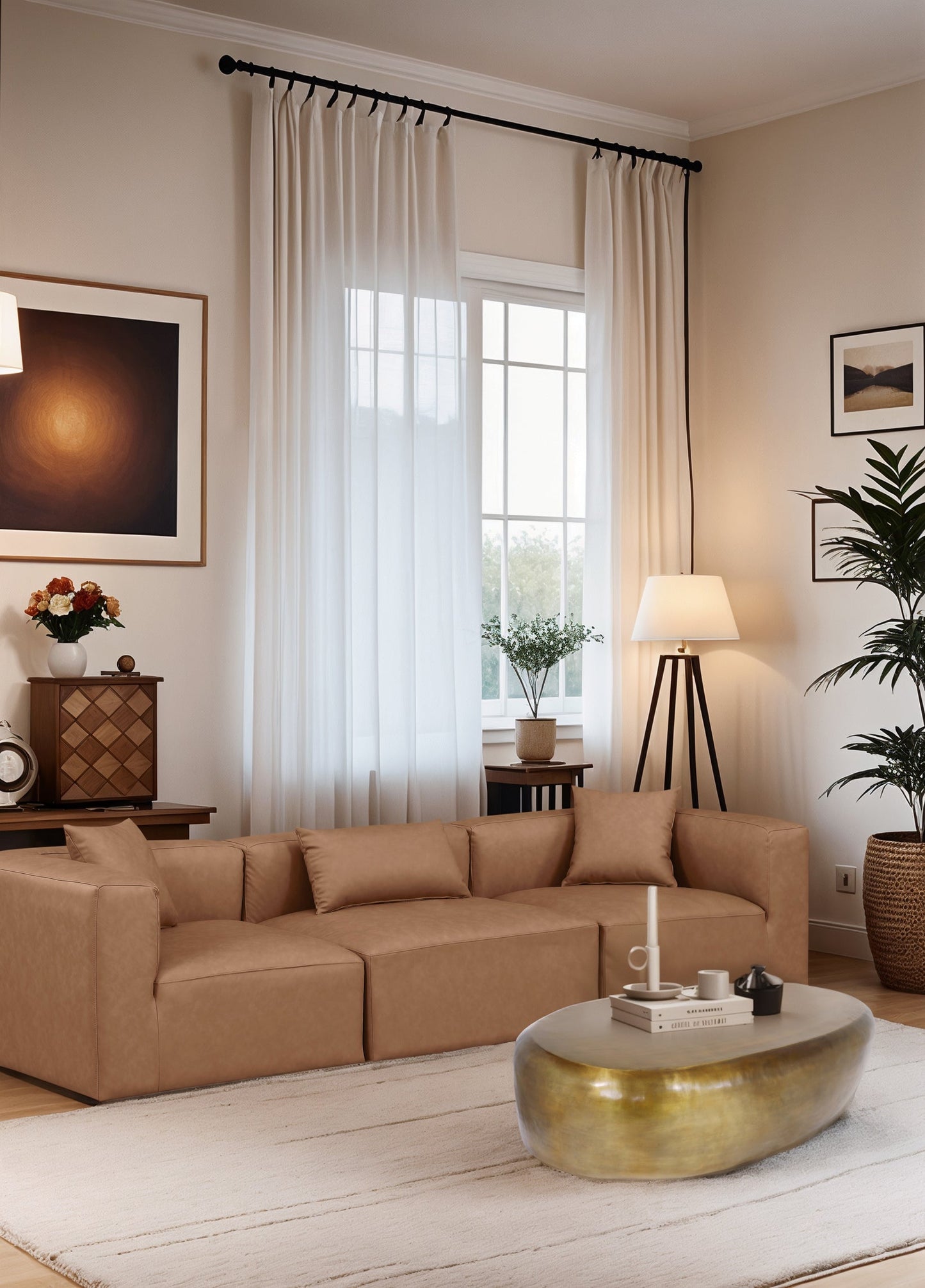 Capsule Aluminum Coffee Table