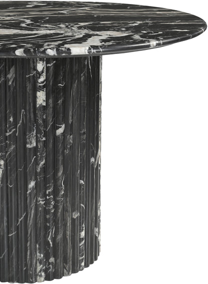 Messina Marble Dining Table in Black
