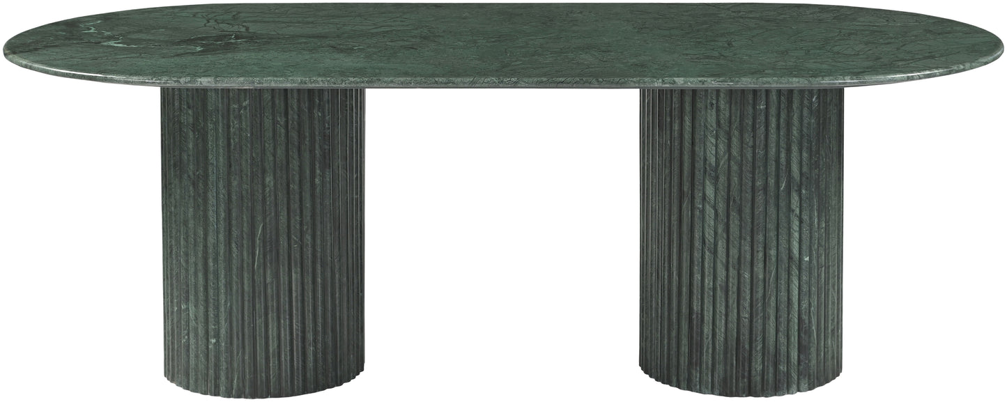 Messina Marble Dining Table in Green