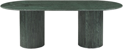Messina Marble Dining Table in Green