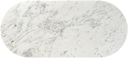 Messina Marble Dining Table in White