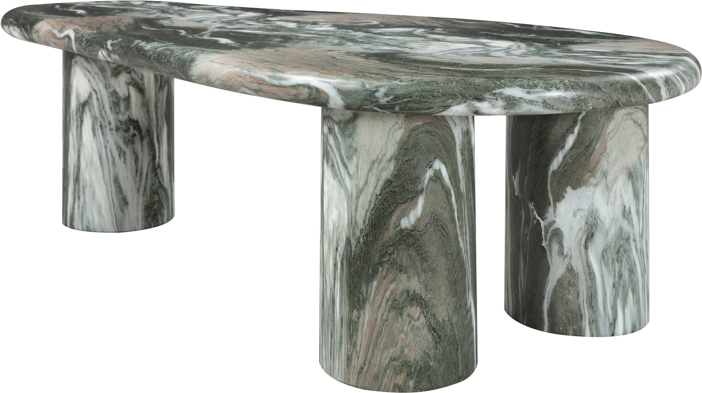 Sassari Green Finish Coffee Table