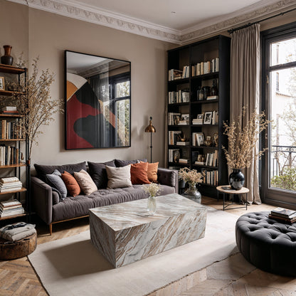 Toronto Marble Plinth Coffee Table