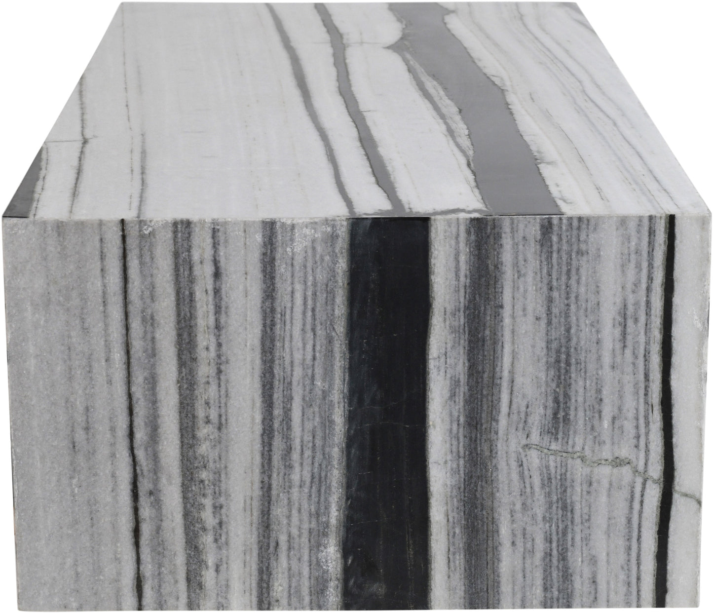 Panda Marble Plinth Coffee Table