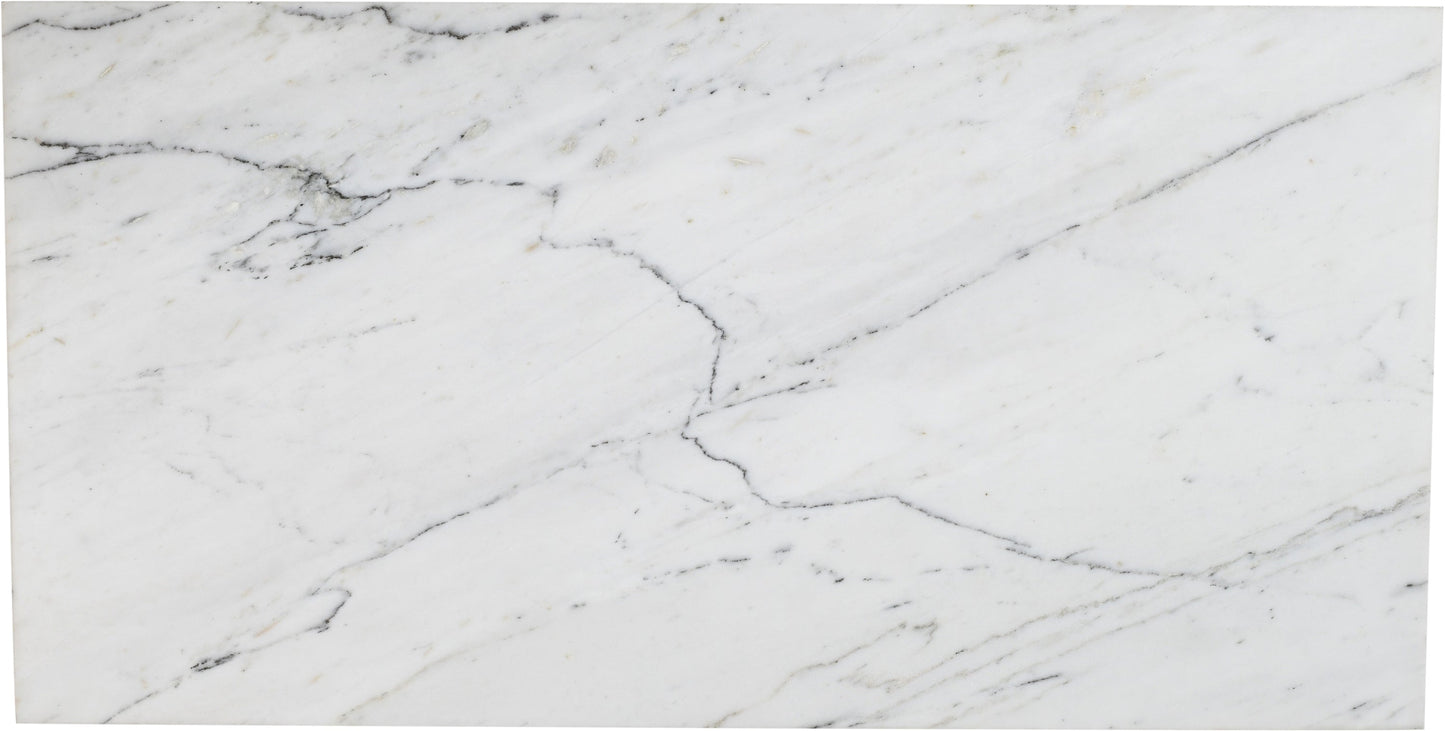 White Marble Plinth Coffee Table