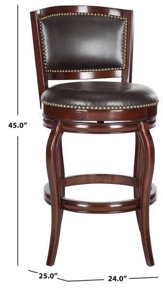Pasquale Bar Stool in Sierra Brown