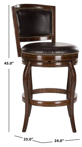 Pasquale Bar Stool in Espresso