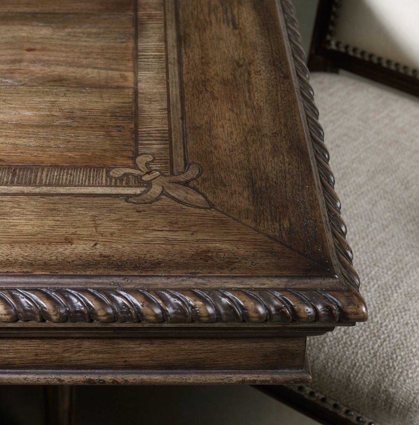 Rhapsody Rectangle Dining Table – Walnut Rustic Finish