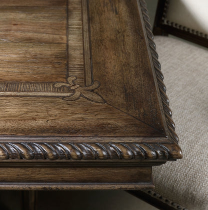 Rhapsody Rectangle Dining Table – Walnut Rustic Finish